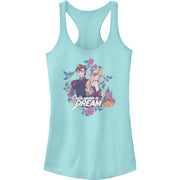 Junior's Aurora And Phillip Manga Racerback Tank Top