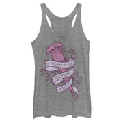 Junior's Beep Me Racerback Tank Top