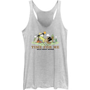 Junior's Time For Me Racerback Tank Top