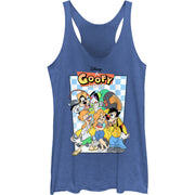 Junior's Goofy Movie Faux VHS Racerback Tank Top