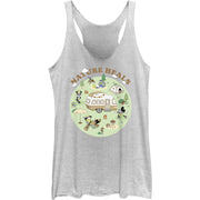 Junior's Nature Heals Camp Racerback Tank Top