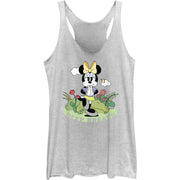 Junior's Deep Breath Racerback Tank Top