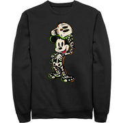 Men's MickeySkeleton1 Crew Neck Fleece