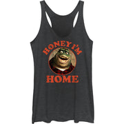 Junior's Im Home Racerback Tank Top