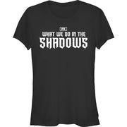 Junior's Shadows Logo Short Sleeve T-Shirt