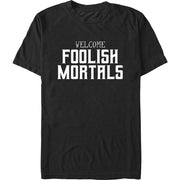 Men's FOOLISH MORTALS Short Sleeve T-Shirt