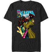 Men's MVL XMEN ROGUE GAMBIT 4EVA Short Sleeve T-Shirt