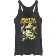 Junior's Publication Dinos Racerback Tank Top