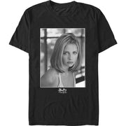 Men's Buffy Portrait w Logo Short Sleeve T-Shirt