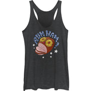 Junior's Rum Ham America Racerback Tank Top