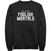 Men's FOOLISH MORTALS Crew Neck Fleece