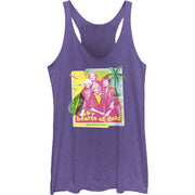 Junior's Hearts Of Gold Racerback Tank Top