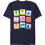 Men's Emotions Jumble Short Sleeve T-Shirt