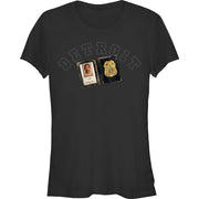 Junior's Detroit Badge Short Sleeve T-Shirt