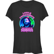 Junior's Neon Laszlo Lockup Short Sleeve T-Shirt