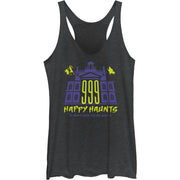 Junior's 999 Happy Haunts Racerback Tank Top