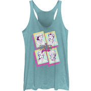 Junior's Golden Girls Retro Boxed Racerback Tank Top