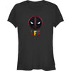 Junior's LFG Deadpool Head Short Sleeve T-Shirt