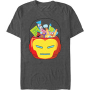 Men's Iron Man Halloween Basket Short Sleeve T-Shirt