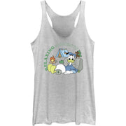 Junior's Relaxing Moments Racerback Tank Top