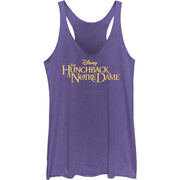 Junior's Hunchback Logo Racerback Tank Top