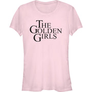 Junior's The Golden Girls Logo Serif Short Sleeve T-Shirt