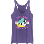 Junior's Sunday Scaries Racerback Tank Top