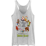 Junior's Meet The Merry Menagerie Racerback Tank Top