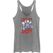 Junior's Free To Sparkle Racerback Tank Top