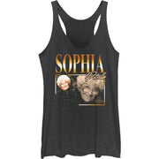 Junior's Sophia 90s BoxUp Racerback Tank Top