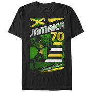 Men's Lost Gods Jamaica Track and Field 70  Adult T-Shirt