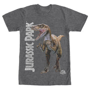 Men's Jurassic Park Velociraptor Logo  Adult T-Shirt