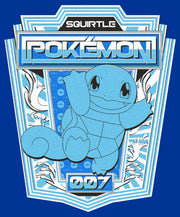 Men's Pokemon Squirtle Metallic Badge  Adult Sweatshirt