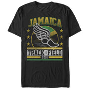 Men's Lost Gods Jamaica Track and Field 2016  Adult T-Shirt