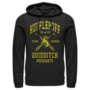 Men's Harry Potter Hufflepuff Quidditch Seeker  Adult Pull Over Hoodie