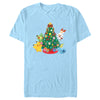 Men's Pokemon Christmas Tree Friends  Adult T-Shirt