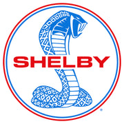 Men's Shelby Cobra Red and Blue Stamp  Adult T-Shirt