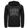 Women's CHIN UP Henna Lotus Flower  Adult Pull Over Hoodie