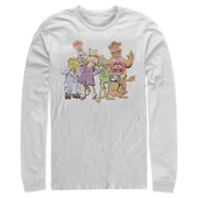 Men's The Muppets The Gang  Adult Long Sleeve Shirt