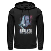 Men's Star Trek: The Next Generation Captain Picard Boldly Go One More Time  Adult Pull Over Hoodie