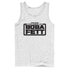 Men's Star Wars: The Book of Boba Fett Black Logo  Adult Tank Top