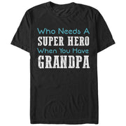 Men's Lost Gods Superhero Grandpa  Adult T-Shirt