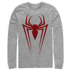 Men's Marvel Spider-Man Icon Badge  Adult Long Sleeve Shirt