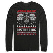 Men's Star Wars Lack of Cheer Ugly Christmas Sweater  Adult Long Sleeve Shirt