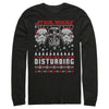 Men's Star Wars Lack of Cheer Ugly Christmas Sweater  Adult Long Sleeve Shirt