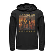 Men's Marvel Black Panther 2018 Wakanda Forever  Adult Pull Over Hoodie