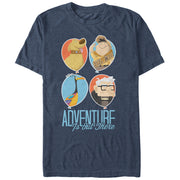 Men's Up Balloons Adventure is Out There  Adult T-Shirt