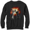 Men's Lost Gods Cat High Five Explosion  Adult Sweatshirt