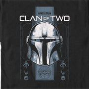 Men's Star Wars: The Mandalorian Clan of Two Helmet  Adult T-Shirt