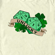 Men's Dungeons & Dragons St. Patrick's Day Unlucky Dice  Adult T-Shirt